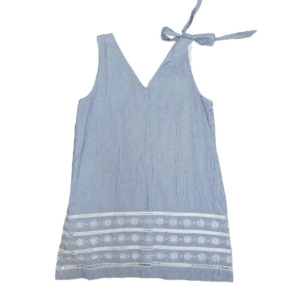 Vineyard Vines Striped Vneck spring summer Dress country club sailboat vacation - Picture 2 of 6